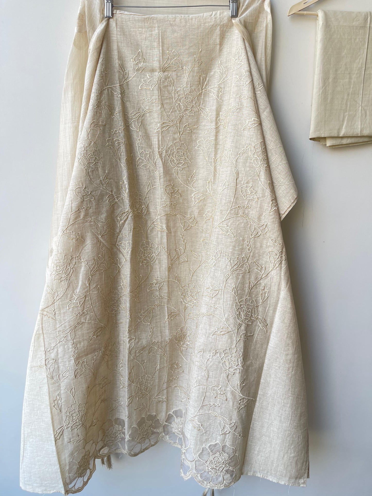 Khadi linen unstitched ladies suit Rc18760