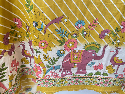 Cotton printed unstitched ladies suit Rc18944