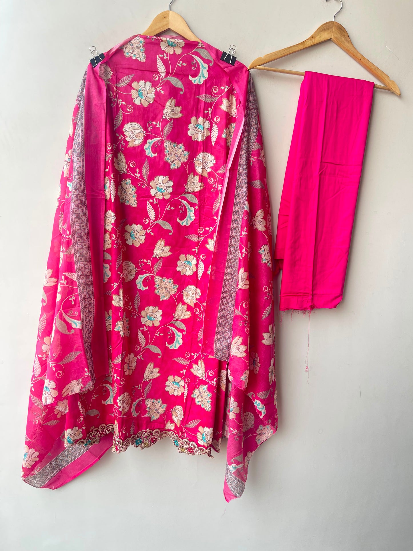 Cotton printed unstitched ladies suit Rc19250