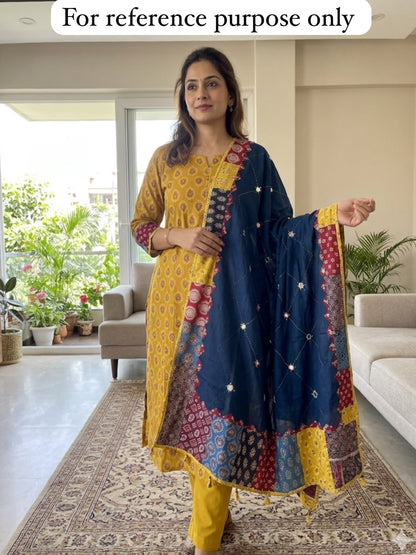 Cotton printed unstitched ladies suit Rc18971
