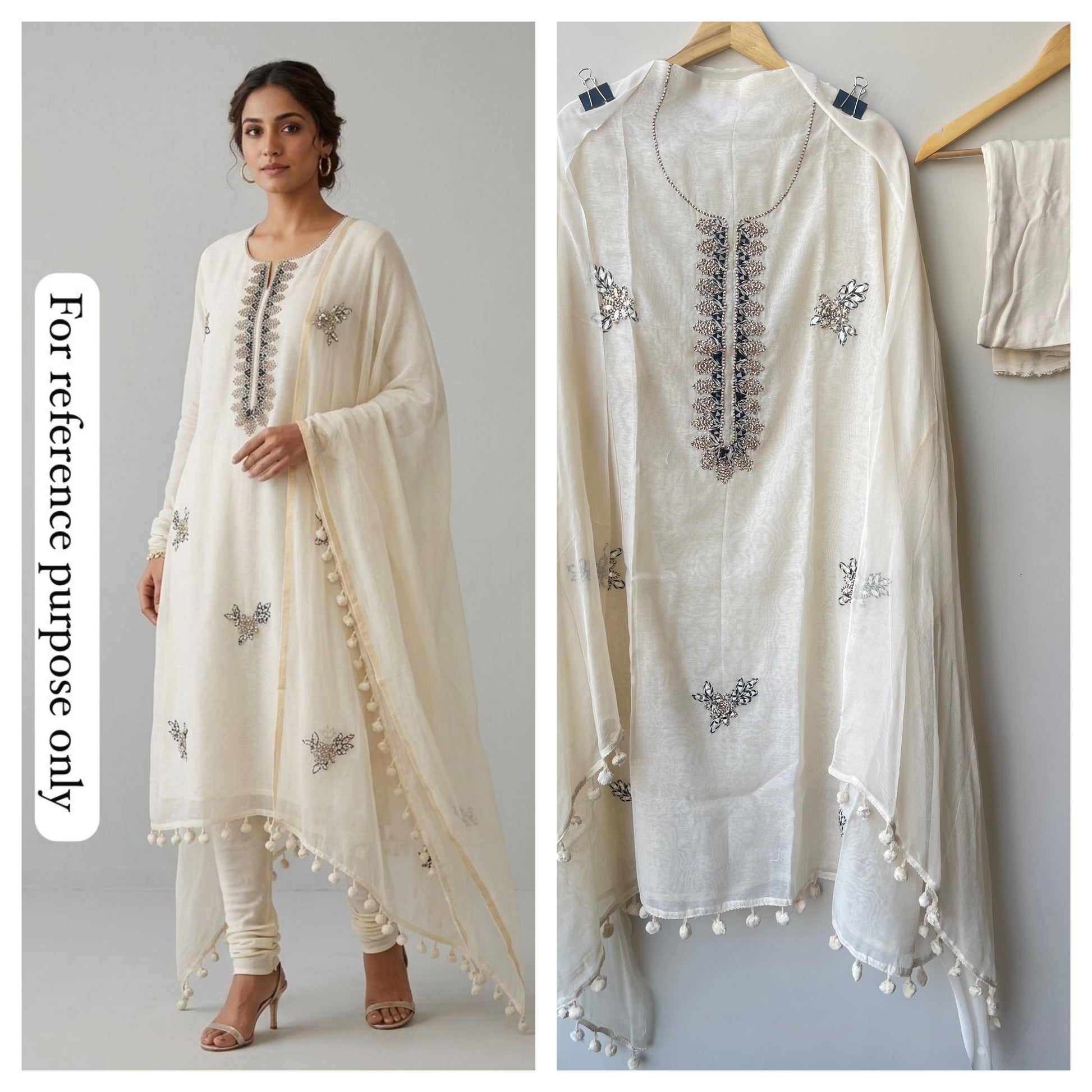 Jute Fabric Unstitched Ladies Suit RC-18835