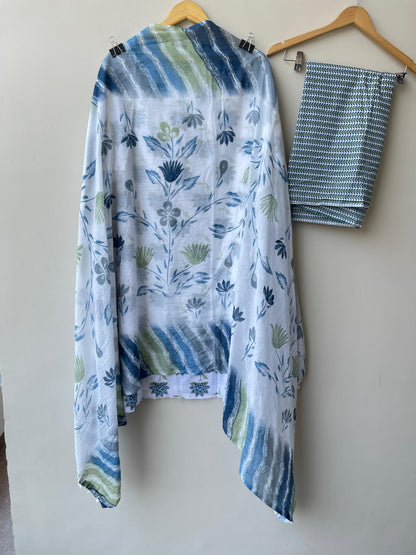 Cotton printed unstitched ladies suit Rc18941