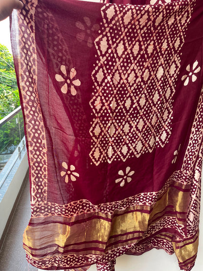Mul cotton printed unstitched ladies suit Rc19313 (b)