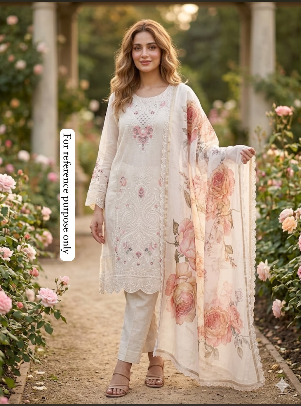 Mul chanderi unstitched ladies suit Rc18994