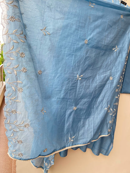 Mul chanderi unstitched ladies suit Rc19080