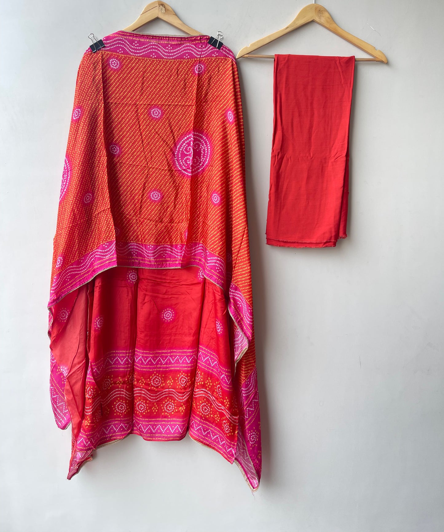 Gajji silk printed unstitched ladies suit Rc19201