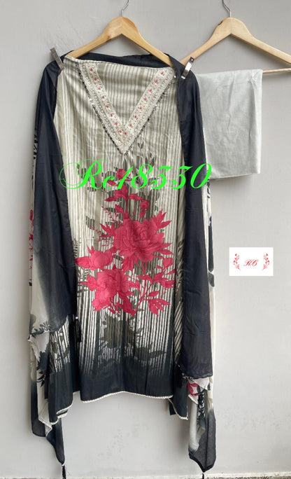 Cotton Printed Unstitched Ladies Suit RC-18330 – view 5