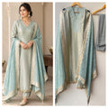Pure Giraffe Shimmer Silk Luxury Unstitched Suit Set