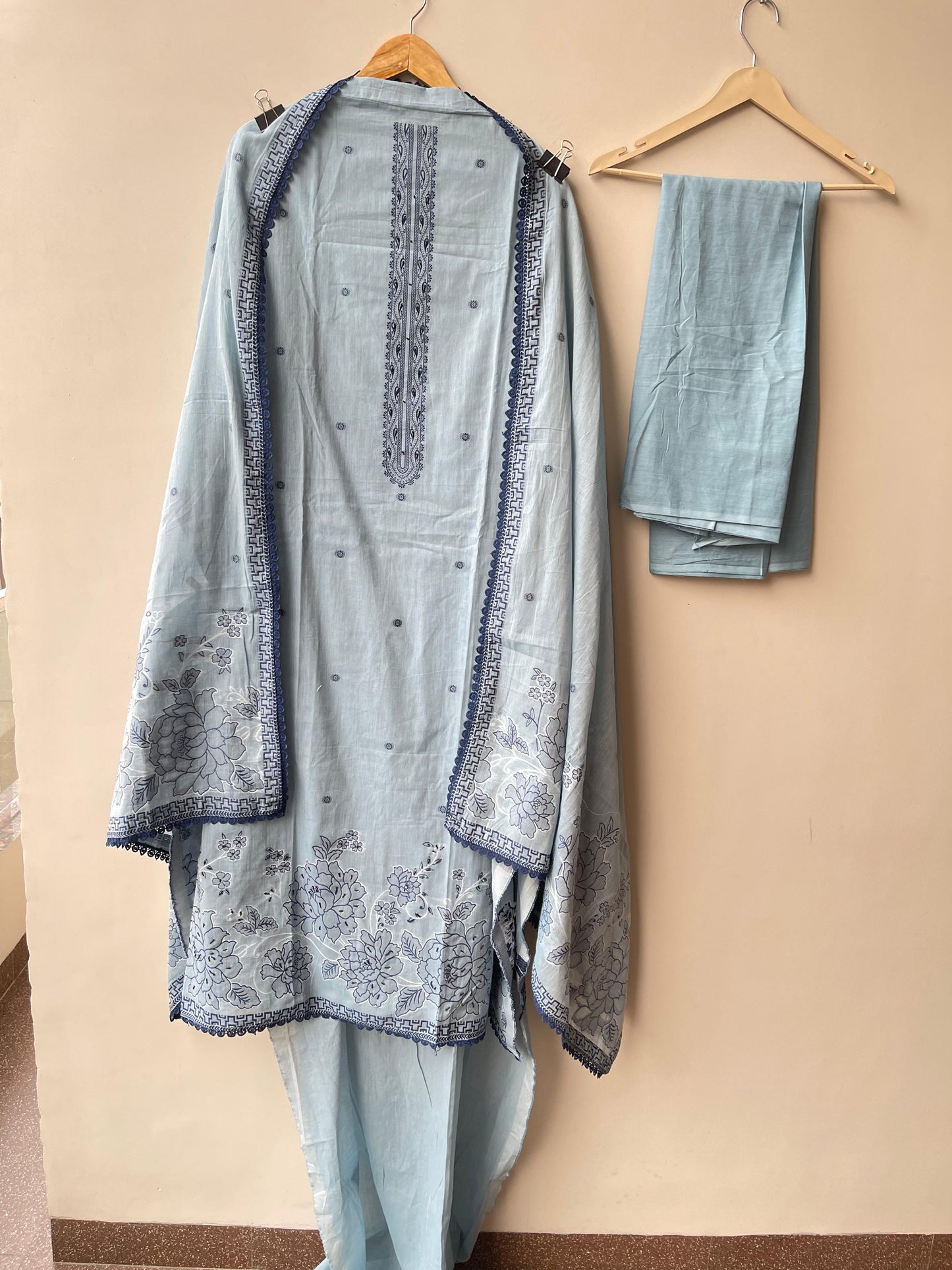 Jhaamdhaani linen unstitched ladies suit Rc18933