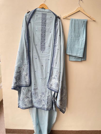Jhaamdhaani linen unstitched ladies suit Rc18933