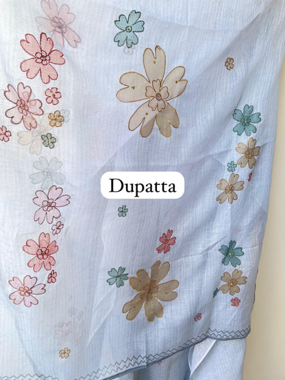 Pure Linen Printed Ladies Unstitched Suit RC-18703 – view 8