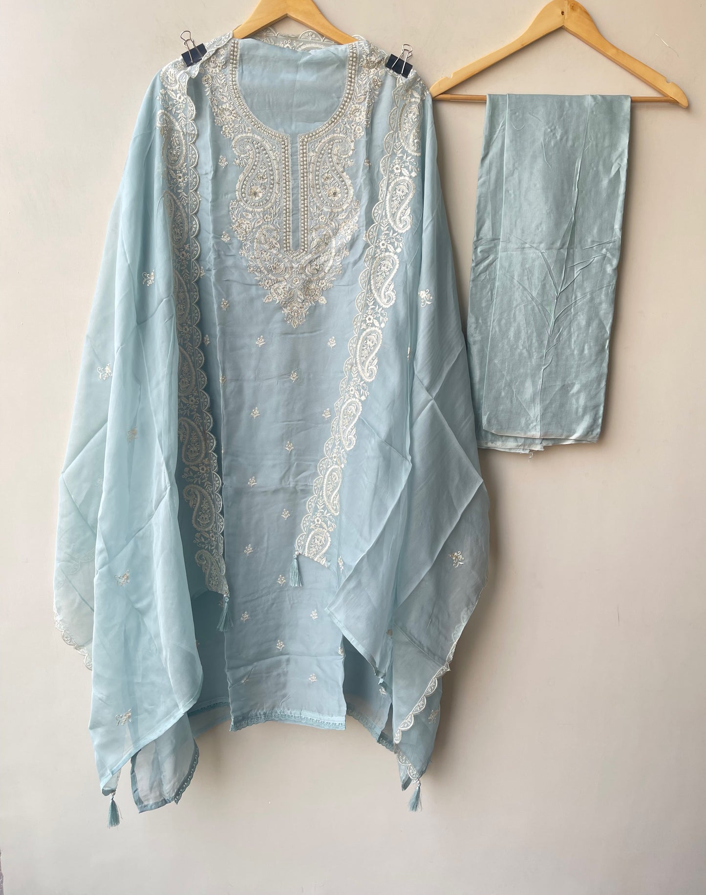 Organza unstitched ladies suit Rc19310 (c)