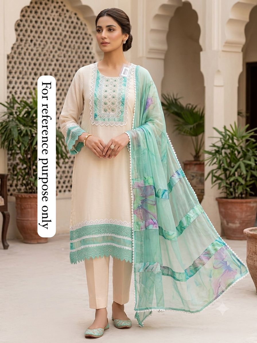 Organza unstitched ladies suit Rc18947 (a)