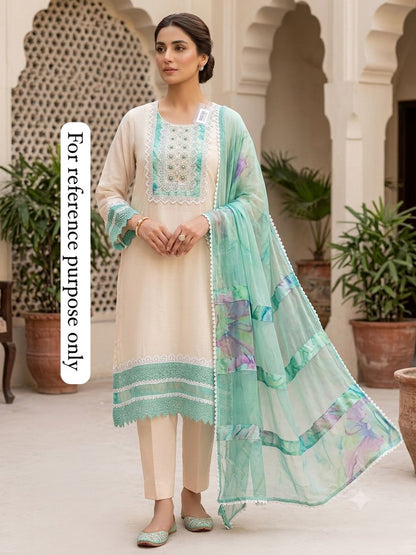 Organza unstitched ladies suit Rc18947 (a)