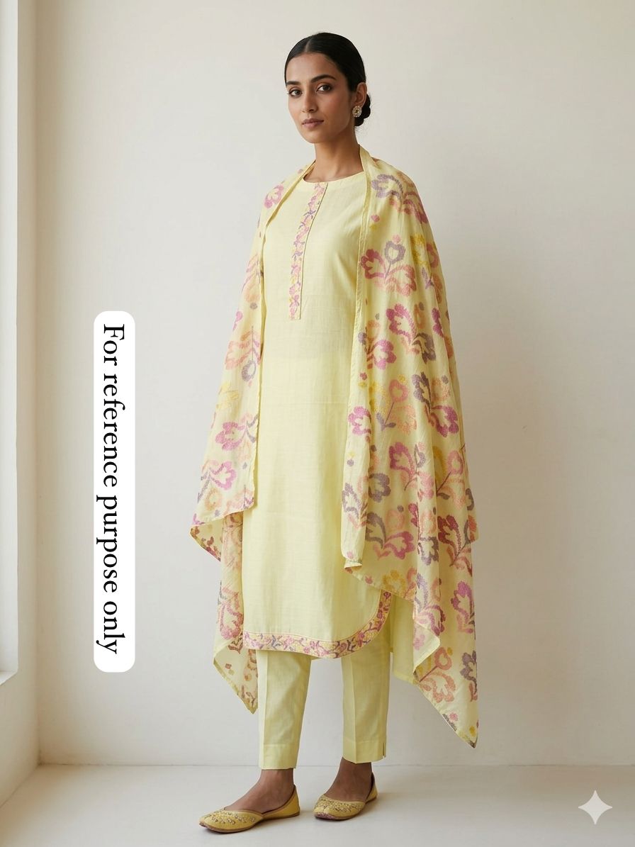 Mul Chanderi Unstitched Ladies Suit RC18847 – view 3
