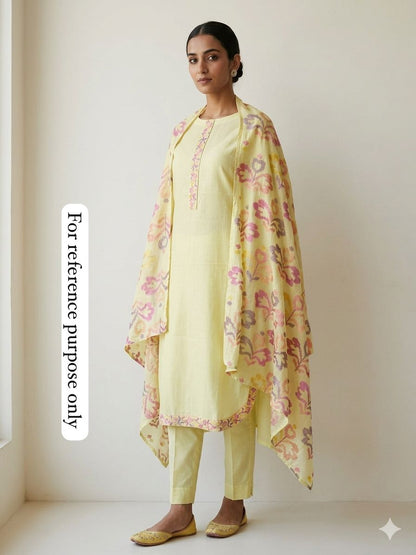 Mul Chanderi Unstitched Ladies Suit RC18847 – view 3