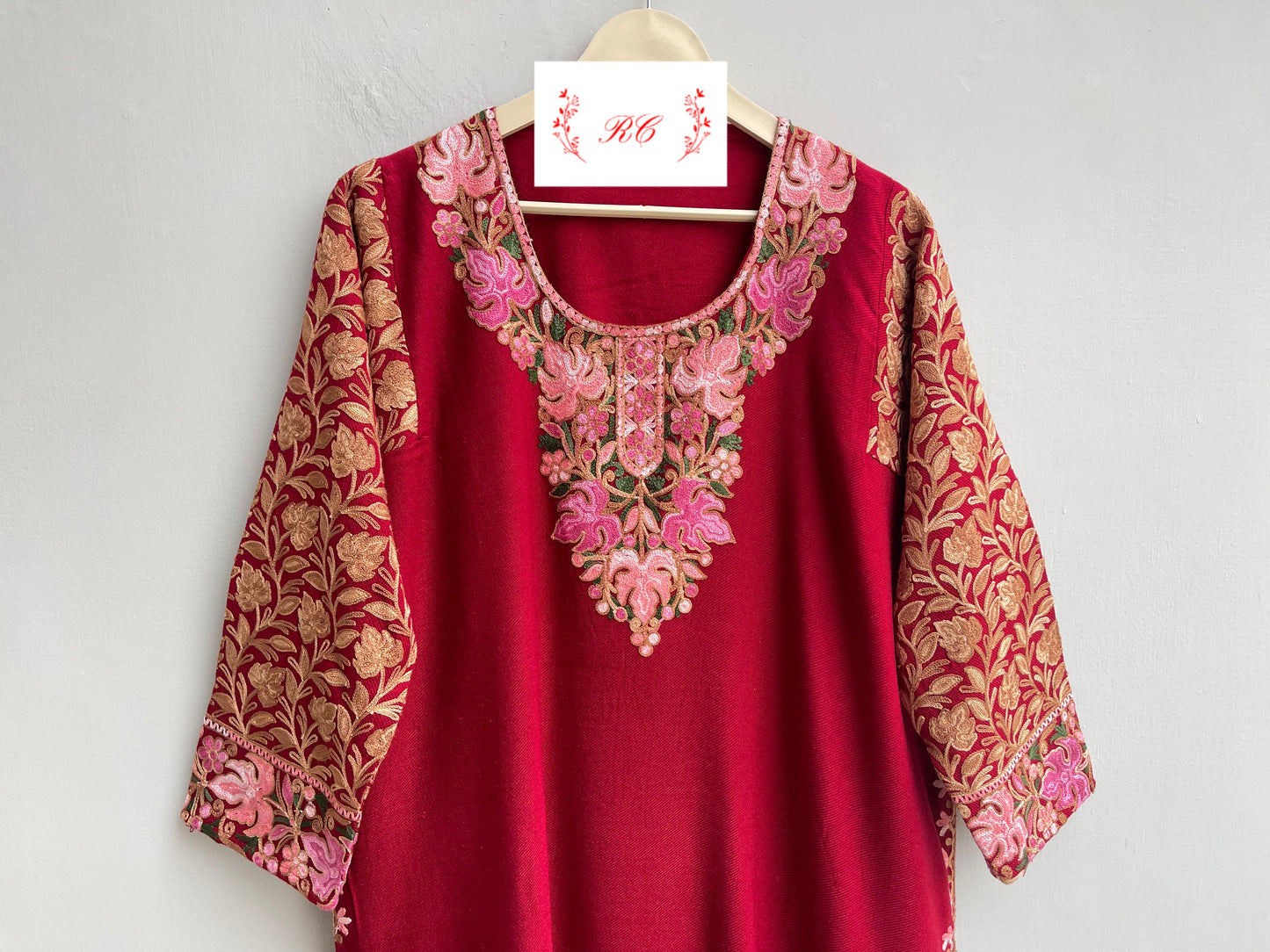 Kashmiri pheron readymade ladies kurta Rc18178