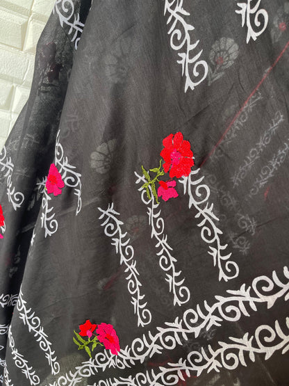 Cotton unstitched ladies suit Rc17375