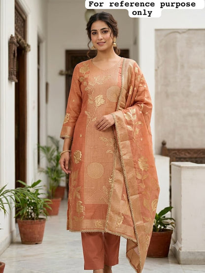 Banarasi shimmer silk ladies unstitched suit Rc19303 (b)