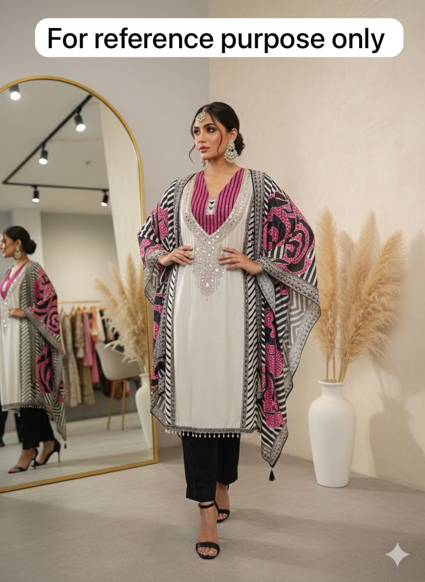 Muslin printed unstitched ladies suit Rc18374 (c)