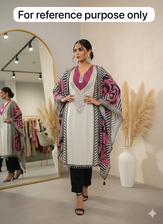 Muslin printed unstitched ladies suit Rc18374 (c)