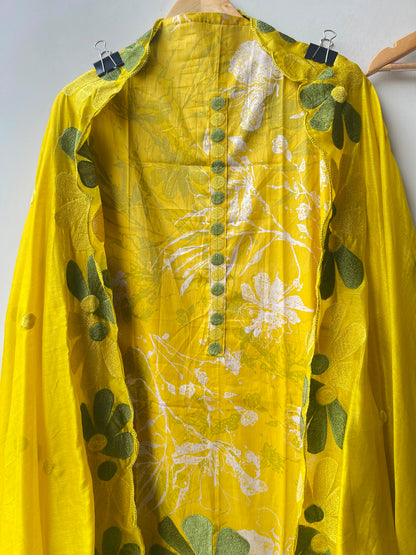 Cotton printed unstitched ladies suit Rc19043