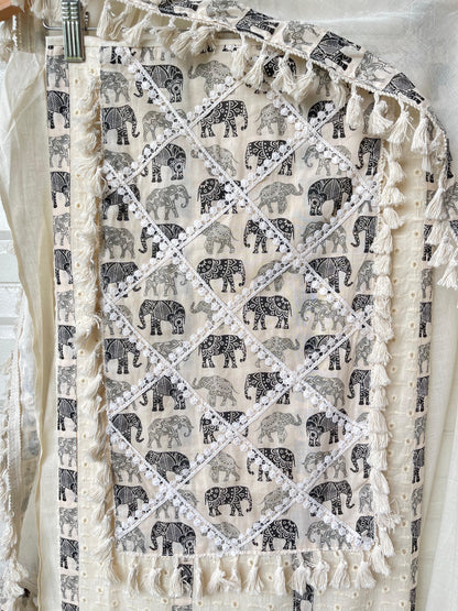 Cotton unstitched ladies suit Rc17310