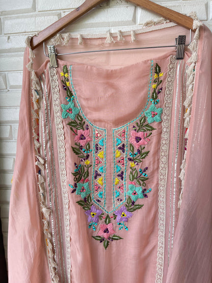 Organza unstitched ladies suit Rc17292 (a)