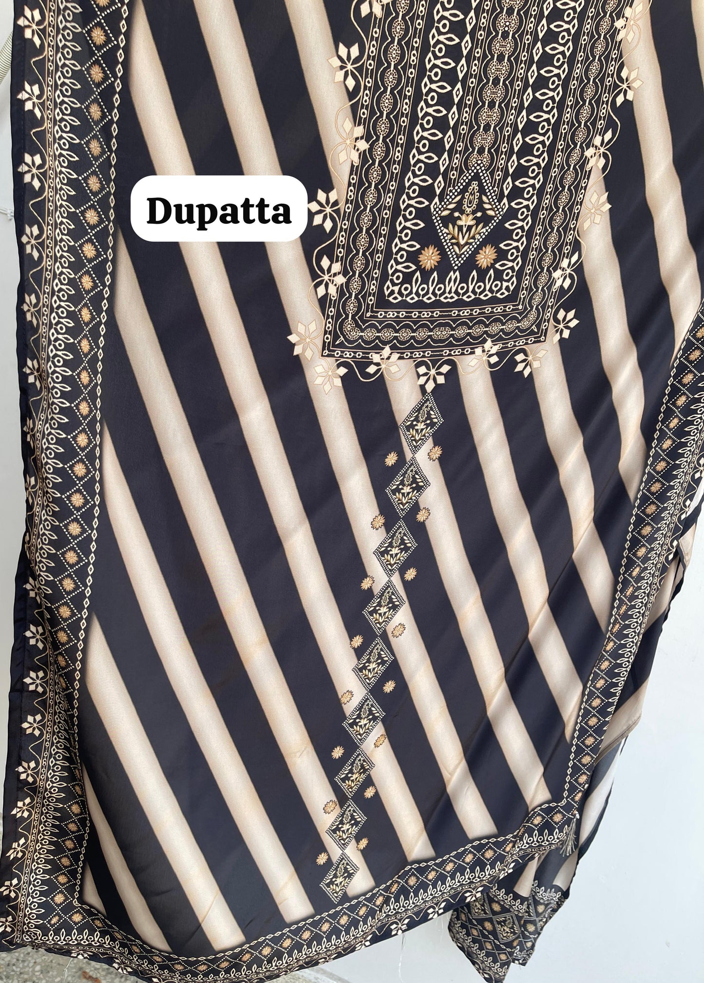 Satin Crepe Unstitched Ladies Suit RC-18143 – view 6