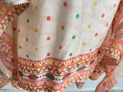 Muslin Printed Unstitched Ladies Suit RC18614 – view 4