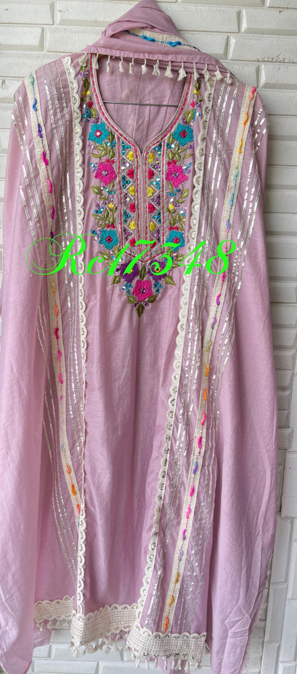 Mul chanderi unstitched ladies suit Rc17348 (a)