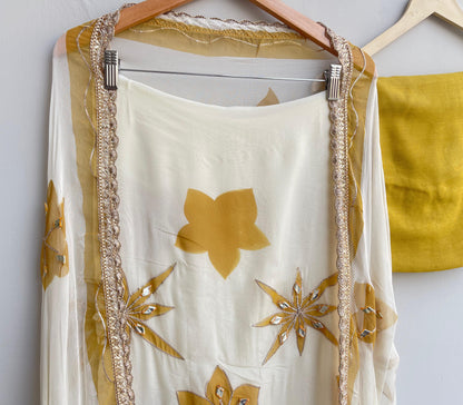 Organza printed unstitched ladies suit Rc17929 (a)