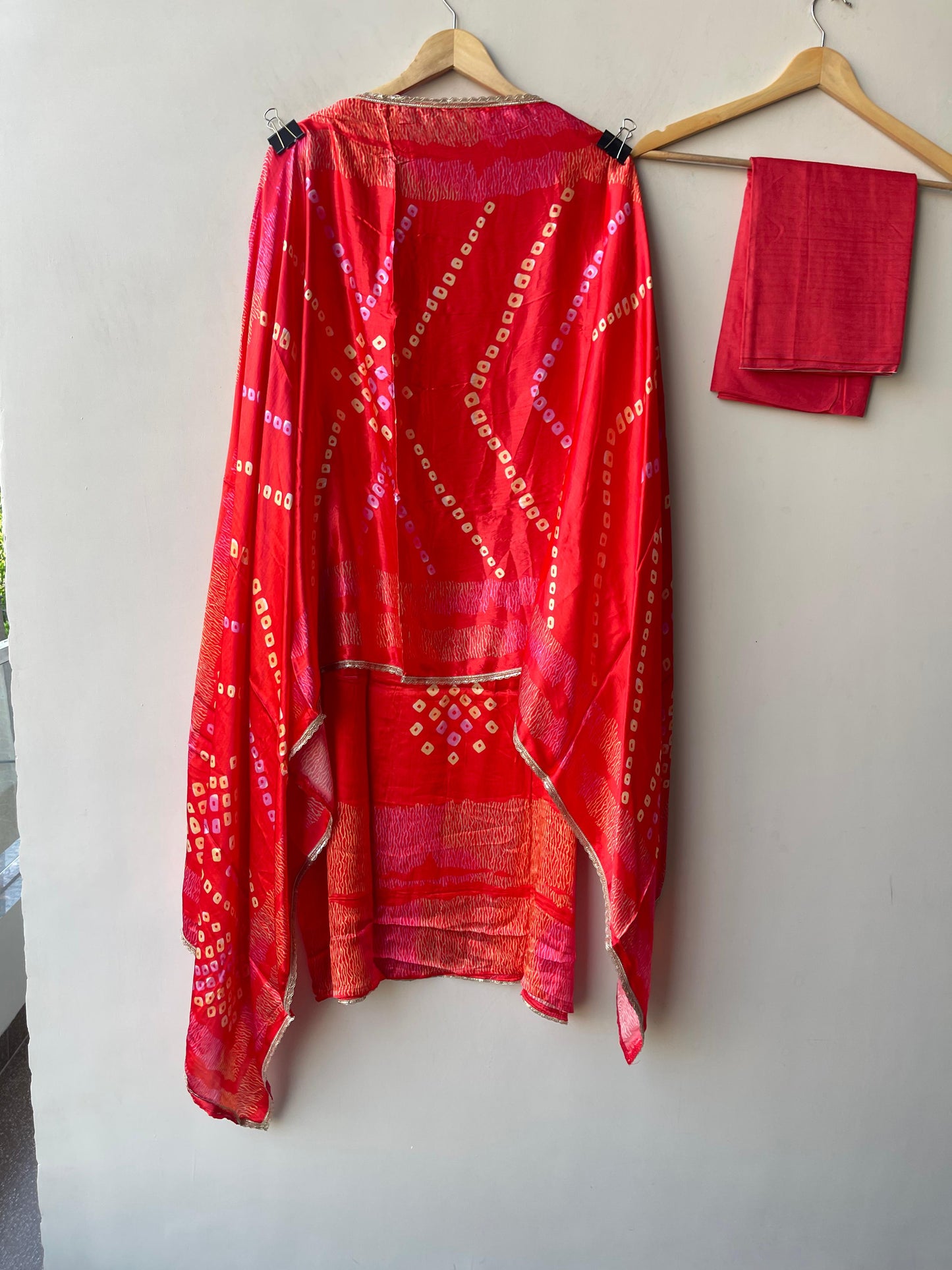 Gajji silk printed unstitched ladies suit Rc19332 (a)