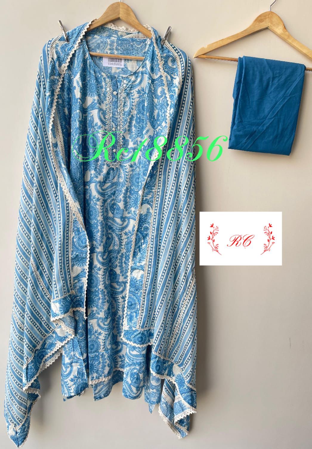 Soft Cotton Printed Unstitched Ladies Suit RC18856 – view 5
