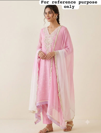 Organza printed unstitched ladies suit Rc19092