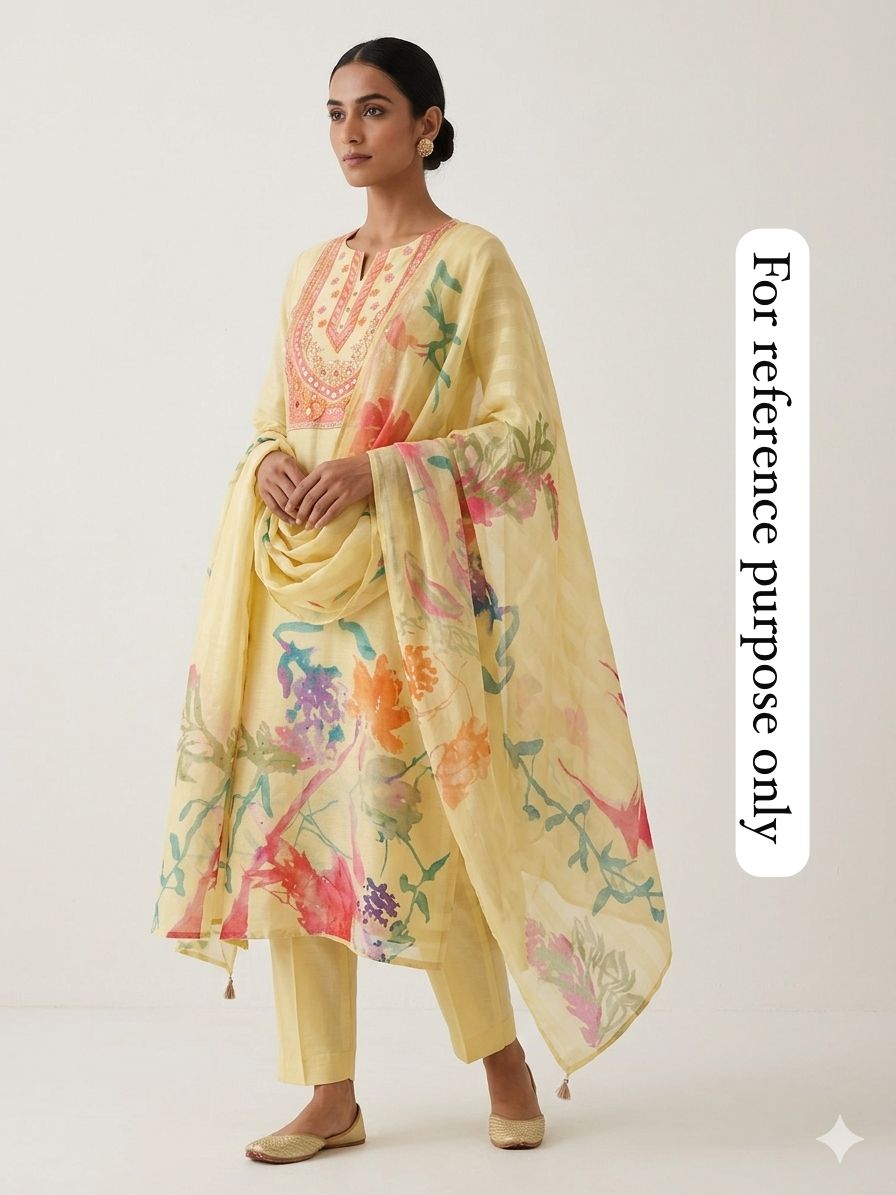 Pure Linen Unstitched Ladies Suit RC-18851 – view 2
