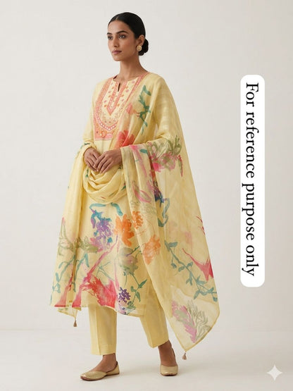 Pure Linen Unstitched Ladies Suit RC-18851 – view 2