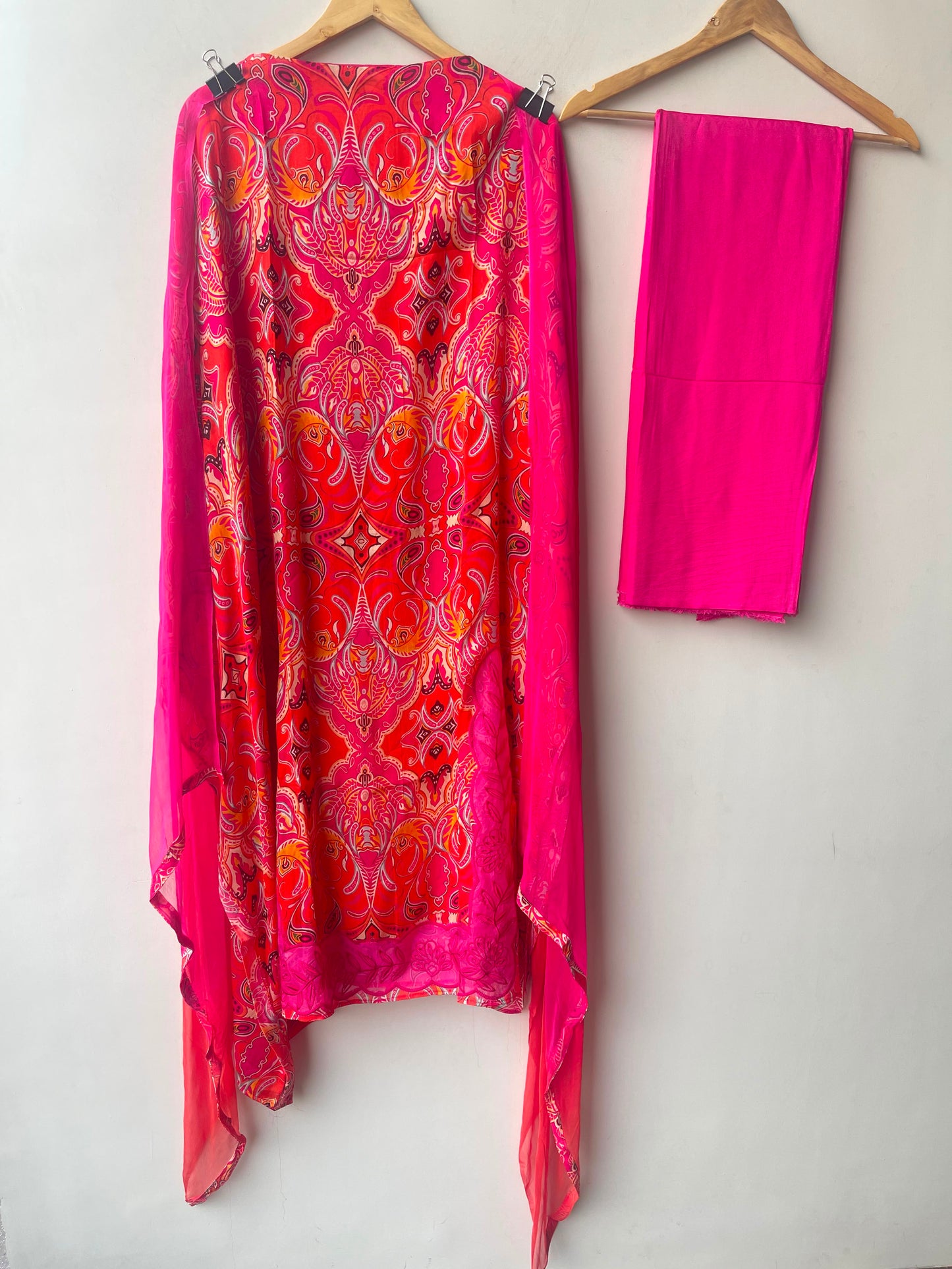 Organza Tuile printed ladies unstitched suit Rc19146