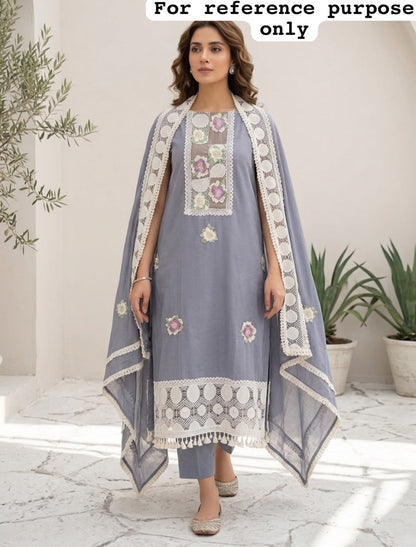 Super soft mul chanderi unstitched ladies suit Rc19103 (a)