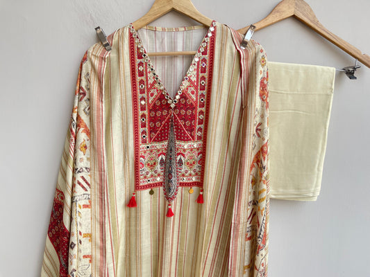 Muslin Printed Unstitched Ladies Suit RC-18615