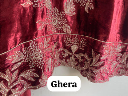 Micra velvet unstitched ladies suit Rc18888 (b)