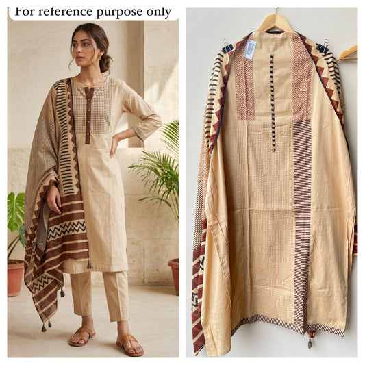 Cotton printed unstitched ladies suit Rc18987 (a)