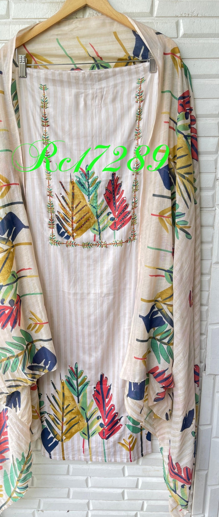 Cotton unstitched ladies suit Rc17289