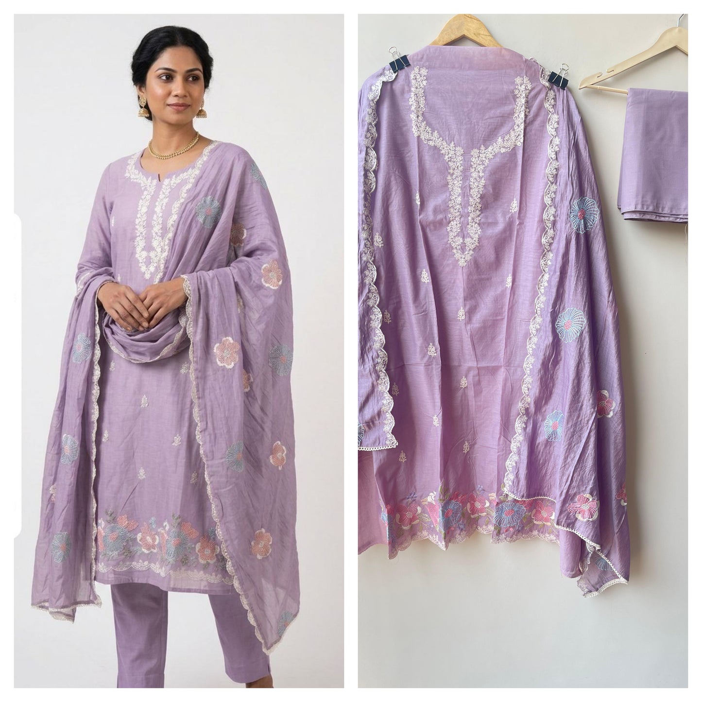 Mul chanderi unstitched ladies suit Rc18936 (b)