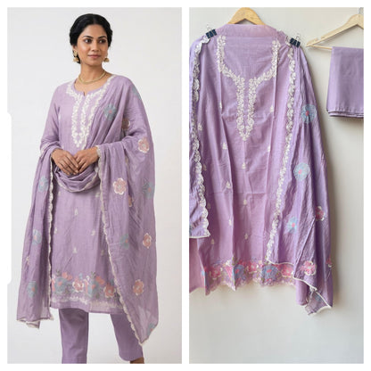 Mul chanderi unstitched ladies suit Rc18936 (b)
