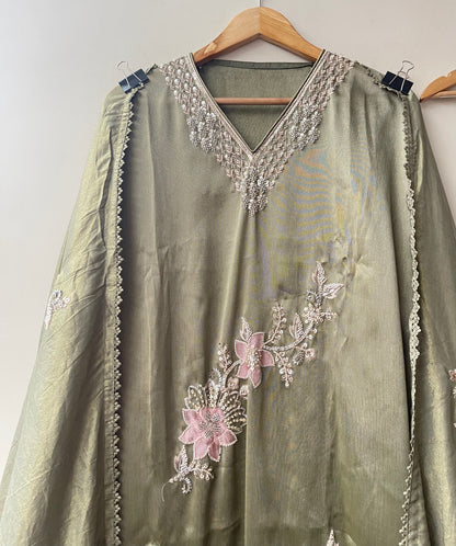 Shimmer giraffe silk ladies unstitched suit Rc19224