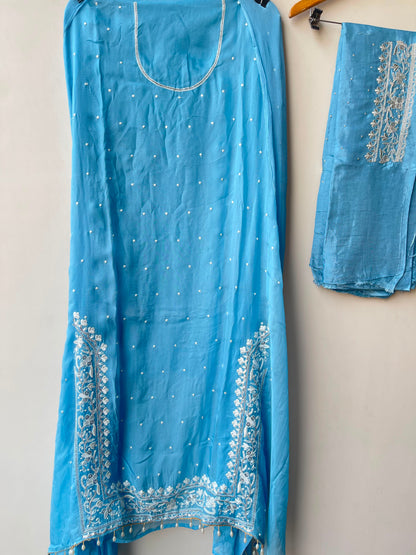 Organza Tuile unstitched ladies suit Rc19179