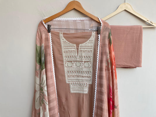 Pure organza unstitched ladies suit Rc18505 (b)