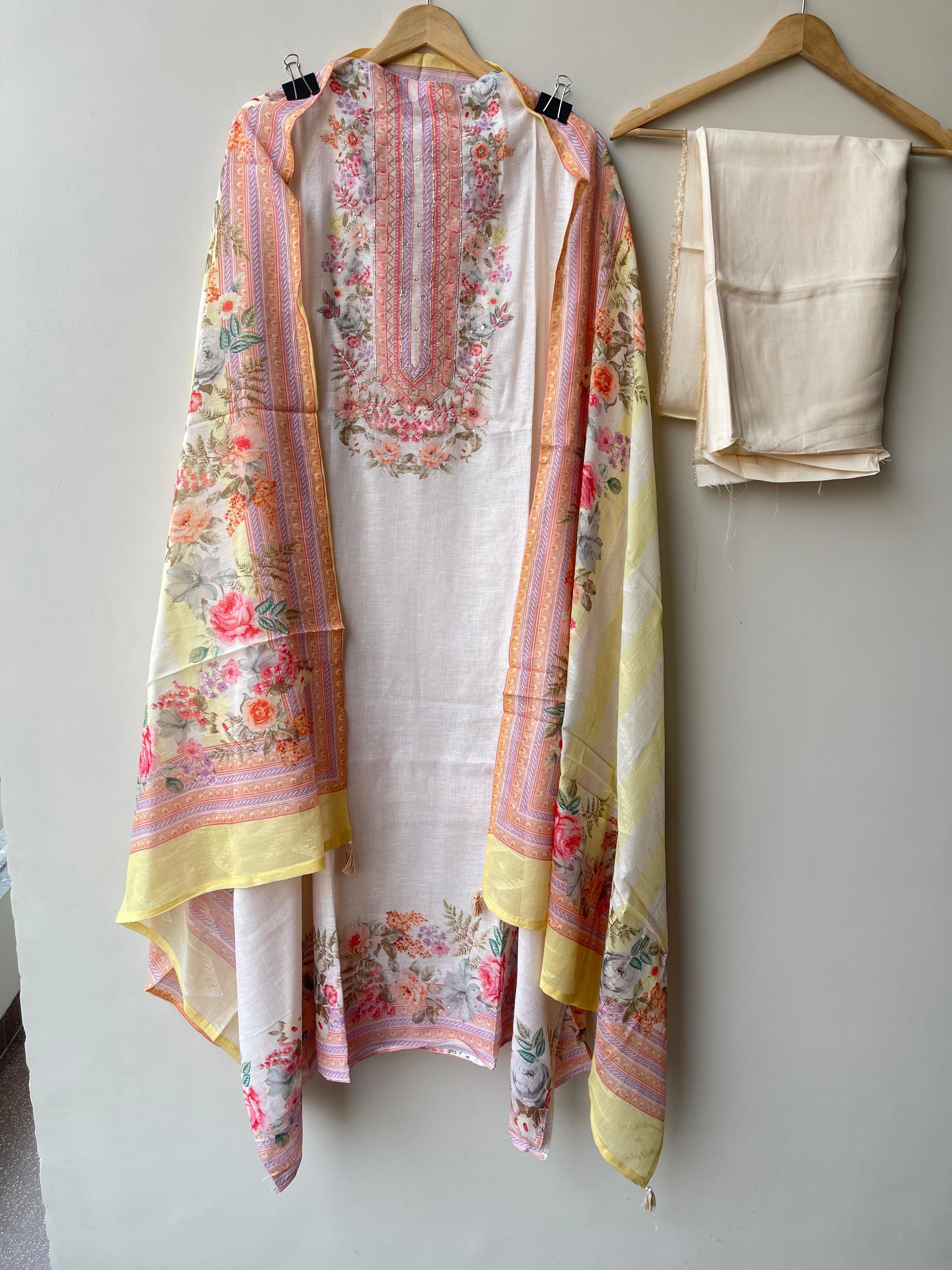 Pure Mul Chanderi Unstitched Ladies Suit RC-18817 – view 9