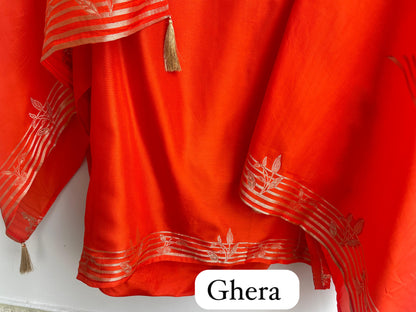 Banarasi tassar silk unstitched ladies suit Rc17905 (b)